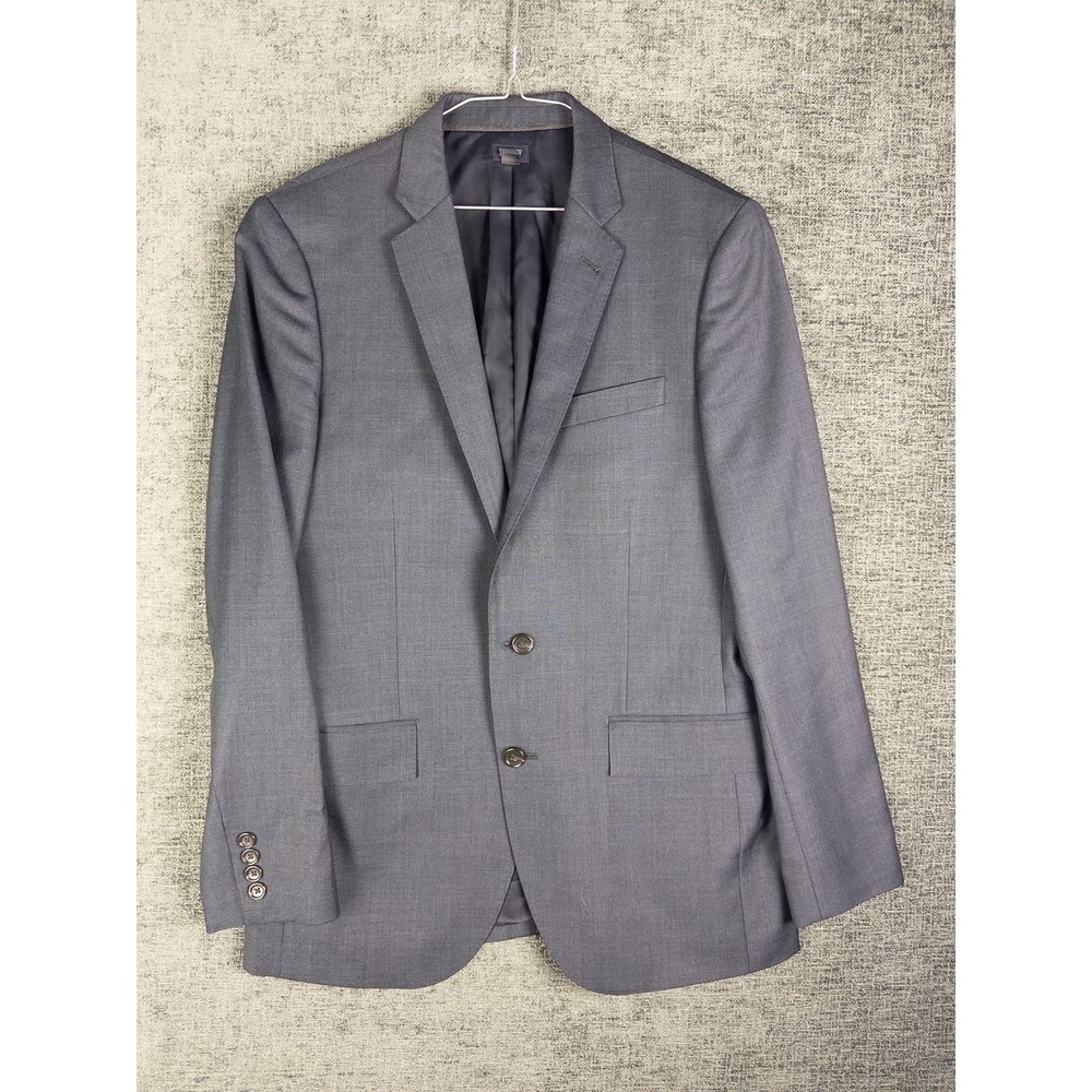 J. Crew Ludlow Blazer Mens 38R Navy‎ Italian Wool Tollegno Slim Dark Academia